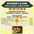 Restaurant Gourmet d'Asie Saintes