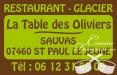 La table des oliviers Saint-Paul-le-Jeune