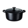 autour du vin : cocotte ovale bleue 33cm