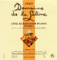 C�tes-du-Roussillon-Villages AOC - Tautavel - Domaine de la Saline 2002 (la bouteille)