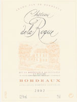 Ch�teau de La Roque 2002, Bordeaux (la bouteille)