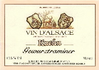 Gewurztraminer 2003 - Kuehn, AOC Alsace (la bouteille)