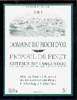 Coteaux-du-Languedoc Picpoul de Pinet AOC - Domaine du Pioch d'Or 2004 (la bouteille)