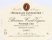 Beaune 1er Cru AOC - Cent Vignes Vieilles Vignes - Domaine Jessiaume 2002 (la bouteille)