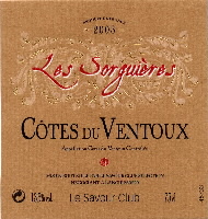 C�tes-du-Ventoux AOC - les Sorgui�res 2003 (la bouteille)