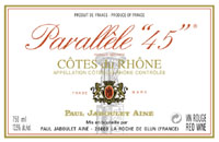 C�tes-du-Rh�ne AOC - Parall�le 45 - Domaine Jaboulet 2003 (la bouteille)