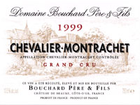 Chevalier-Montrachet Grand Cru AOC - Domaine Bouchard P�re & Fils 1999 (la bouteille)