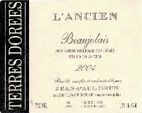 Beaujolais L'Ancien Terres Dor�es 2004 (la bouteille)