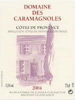 C�tes-de-Provence AOC - Domaine des Caramagnoles 2004 (la bouteille)