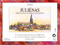Juli�nas 2004, AOC (la bouteille)