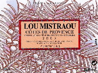 C�tes-de-Provence AOC, Lou Mistraou 2003 (la bouteille)