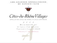 C�tes-du-Rh�ne Villages - Les Grandes Appellations du Savour Club 2004 (la bouteille)