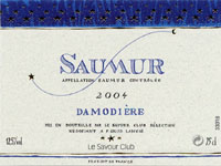 Saumur AOC - Damodi�re 2004 (la bouteille)