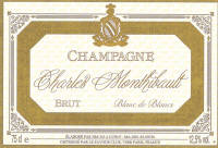 Champagne Charles Monthibault Brut Club - Blanc de Blancs (la bouteille)