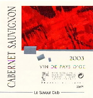 Cabernet Sauvignon 2003, Vin de Pays d'Oc (la bouteille)