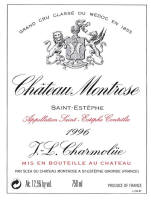 Ch�teau Montrose 1996, AOC Saint-Est�phe - 2�me Cru Class� (la bouteille)