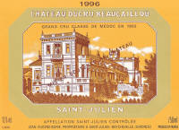 Ch�teau Ducru-Beaucaillou 1996, AOC Saint-Julien, 2�me Cru Class� (la bouteille)