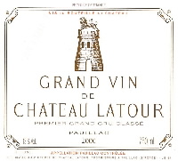 Ch�teau Latour 2000, AOC Pauillac - 1er Cru Class� (la bouteille)