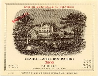 Ch�teau Lafite Rothschild 2000,  AOC Pauillac - 1er Cru Class� (la bouteille)